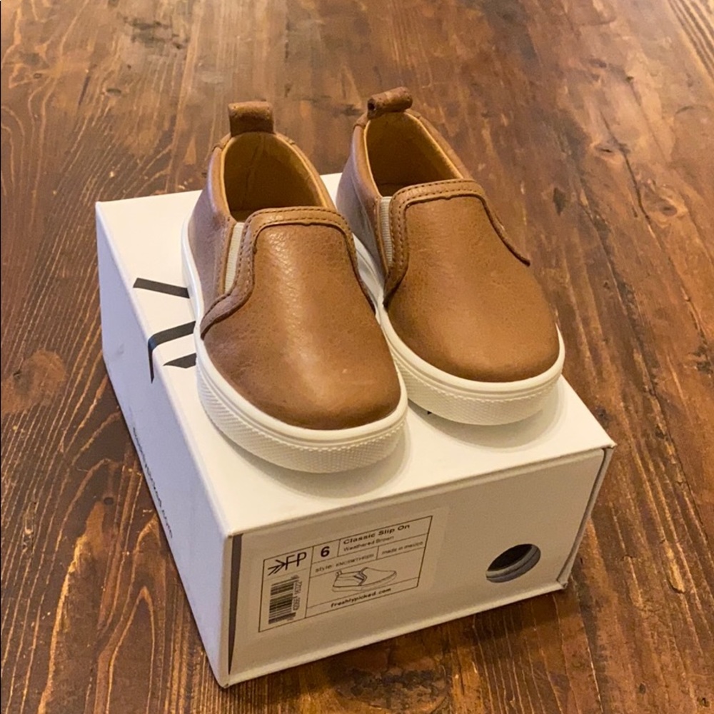 NWB Freshly Picked Weathered Brown Slip-Ons